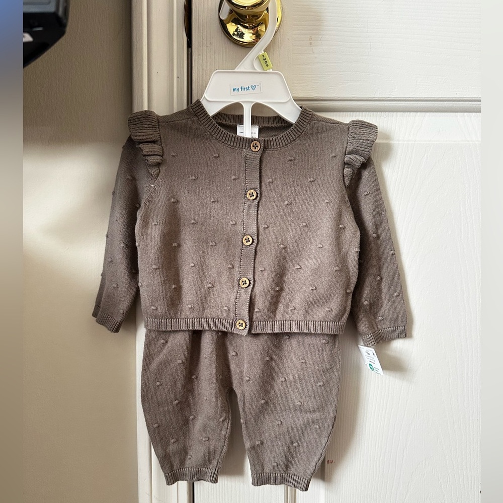 Brown Kids Matching Set